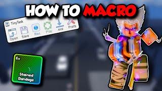 How To MACRO Stained Bandages | Anime Last Stand (Roblox)