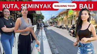 KUTA BALI TODAY  WALKING tour Seminyak Bali 2024 | Legian, Indonesia