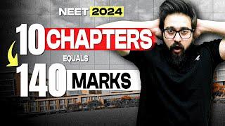 NEET 2024 | Scoring 140+ in Physics using 10 Chapters | GOAT Strategy 