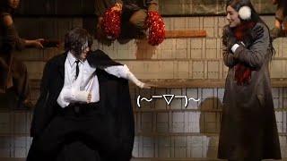 Dazai and Randou dancing