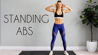 10 min STANDING ABS Workout (No Equipment)