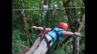 Zip-lining in Costa Rica