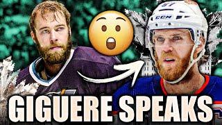 JS GIGUERE SPEAKS OUT ABOUT CONNOR McDAVID REJECTING THE CONN SMYTHE