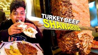 Turkey famous Beef Shawarma