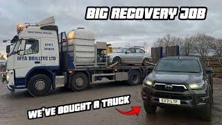 Big recovery job | We brought a new truck !