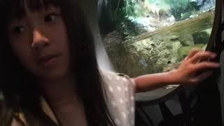 Katase Momo in the aquarium