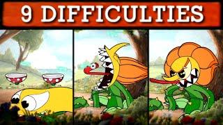 Cuphead: No Hit Comparison / Master Quest, Geo Mode, Souped Up / Cagney Carnation / 04
