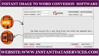 Data Entry Image to Text using Converter Software | Notepad Conversion | Free | Pdf