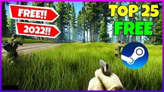 Top 25 Steam Games that you can play right now for Absolute FREE!!(Free to Play) (2022)