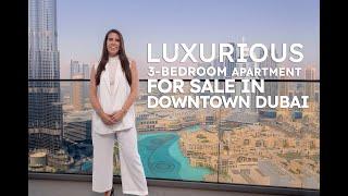 Amazing investment: Brand new 3-BR apartment for sale in Downtown Dubai with incredible views!