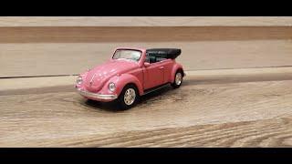 Volkswagen Garbus Cabrio Welly 1/34