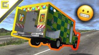 CRASH RENNEN MIT KRANKENWAGEN I BeamNG Drive Crashes #1430 [Alpha]