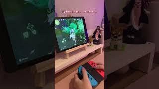 Switch Joycons for Ipad / Genshin Impact gameplay with controller / cozy game
