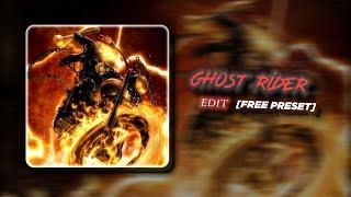 Demons in my soul Ghost Rider edit [free preset and scene]