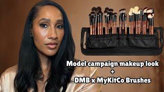 GRWM: My Model Campaign makeup look & demoing the new @danessamyricksbeauty  x MyKitCo Brushes!