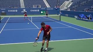 Grigor Dimitrov's crazy trick shot