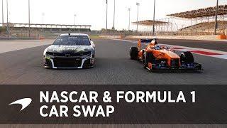Jimmie Johnson and Fernando Alonso car swap