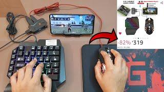 How to play free fire with keyboard mouse in mobile | mix pro setup and unboxing | mixpro converter