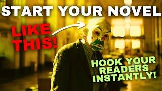 How To Write The OPENING HOOK For Your Novel!🪝