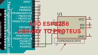 Esp8266 Library Proteus - How Add Esp8266 Library to Proteus | wifi module proteus