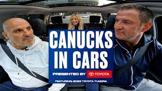 Rick Tocchet and Adam Foote - Canucks in Cars