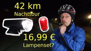 42 km Tour mit Billig-Fahrradlampe: das ist passiert