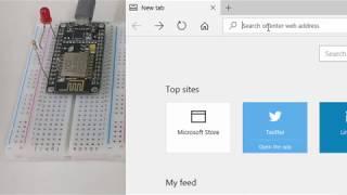 Controlling LED at NodeMCU HTTP Server from client side