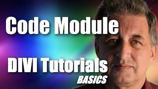 #35 DIVI Theme Tutorial for Beginners -  DIVI Code Module