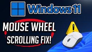 How to Fix Mouse Wheel Scrolling Problem Windows 11/10