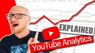 YouTube Analytics EXPLAINED - OVERVIEW tutorial