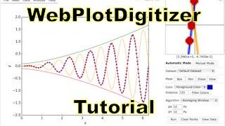 WebPlotDigitizer Tutorial 3.6+ (Watch at 720p)