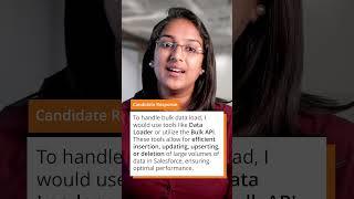 How Would You Handle Bulk Data Load in Salesforce?  Salesforce Developer Interview Questions