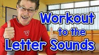 Workout to the Letter Sounds | Version 3 | Letter Sounds Song | Phonics for Kids | Jack Hartmann