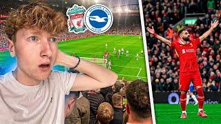 CHAOS and ATMOSPHERE as LIVERPOOL COME BACK AGAINST BRIGHTON 