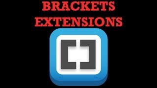Brackets Extensions  - Full video