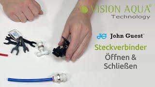 John Guest® Speedfit | Öffnen und schließen | VISION AQUA® | Wasserfilter | Osmoseanlage