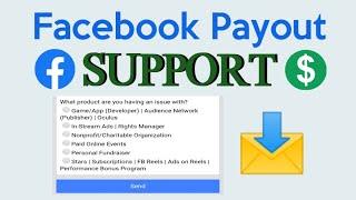 How to contact Facebook support team for payout issues | payout support #facebookpayout #payout