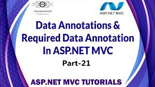 21 | Data Annotation In ASP.NET MVC | Required Data Annotation | Form Validation (Hindi/Urdu)