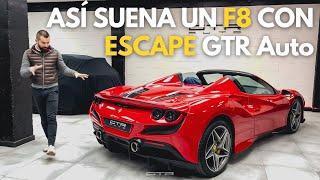 NUEVO ESCAPE  PARA NUESTRO FERRARI F8 SPIDER | GTR Auto