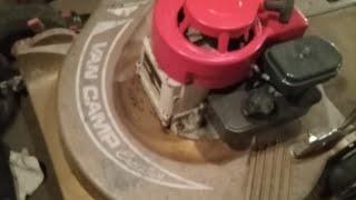 Really old push mower,will It live again? warning,worst camera work ever!