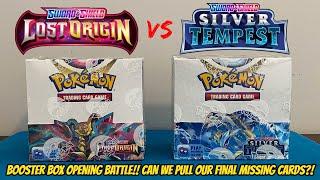 HUGE PULL!! LOST ORIGIN vs SILVER TEMPEST Booster Box Pokemon Card Opening Battle!!