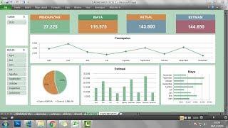 Cara Membuat dashboard Excel