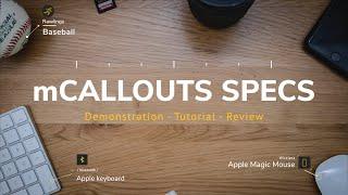 Motion VFX mCallouts Specs Tutorial, Review & Demonstration (Spoiler...it's amazing!)