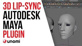 UNOMi 3D Lip-Sync plugin for Autodesk Maya