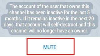 How to Remove Mute & Unmute Option & Visible Send Message Option In Telegram Channel | mute telegram
