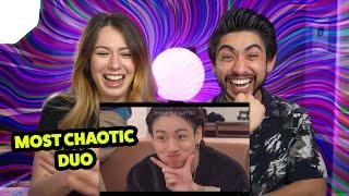 BTS Most Chaotic Duos - FIRST TIME REACTION!