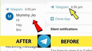 How to Hide & Unhide Notification in Telegram || Hidden Notification  Samsung f41