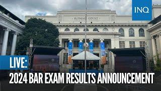 LIVE: 2024 Bar exam results announcement