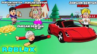 BANG CUPU GAK BOLEH SENTUH WARNA HIJAU DI ROBLOX!! MIKOCIL MIKACIL DAN MAMACIL KAGET BANGET