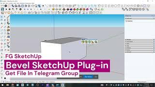 Perfect Tools Bevel in SketchUp Pro 2023 | FG SketchUp